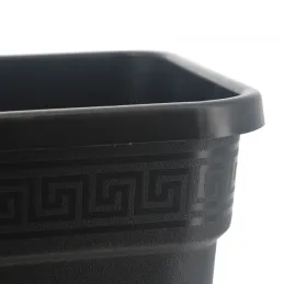 Pot de plantation carré noir 14 litres  28.5 x 28.5 x 29 cm