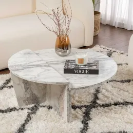 Table basse en aggloméré Podium