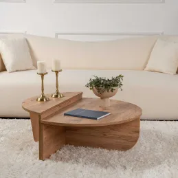 Table basse en aggloméré Podium