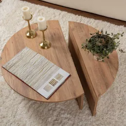 Table basse en aggloméré Podium