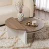 Table basse en aggloméré Podium
