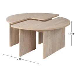 Table basse en aggloméré Moira