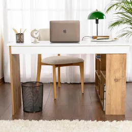Bureau en aggloméré avec rangements Vesper