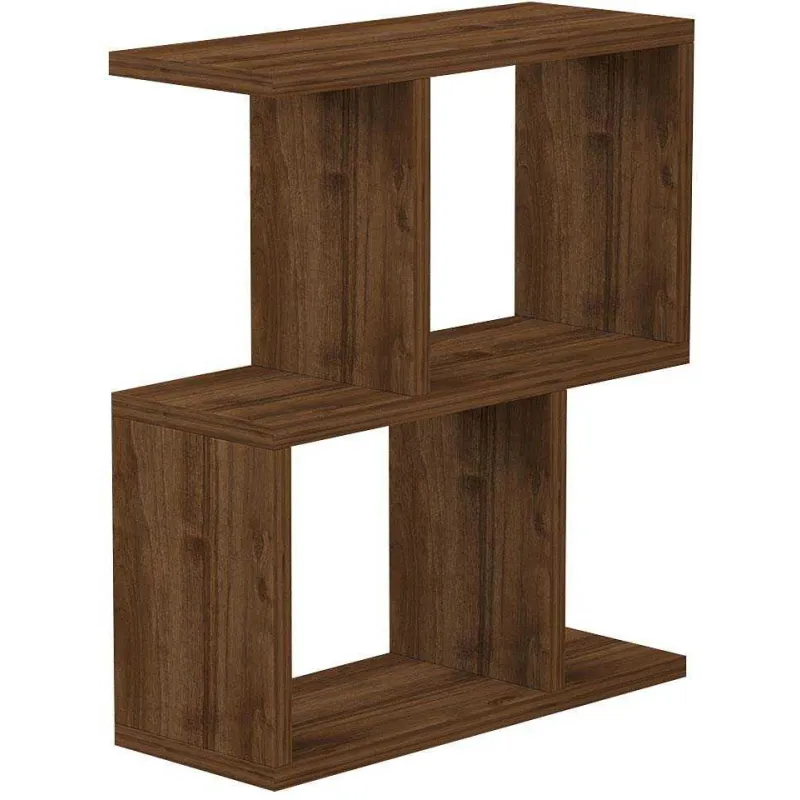Table d'appoint avec étagère en aggloméré Zet