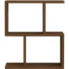 Table d'appoint avec étagère en aggloméré Zet