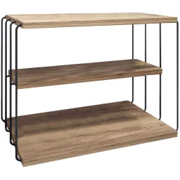 Table d'appoint avec étagère Lifon