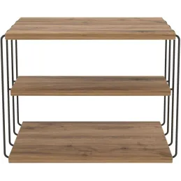 Table d'appoint avec étagère Lifon