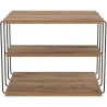 Table d'appoint avec étagère Lifon