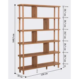 Bibliothèque en aggloméré Meta
