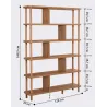 Bibliothèque en aggloméré Meta