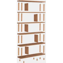 Bibliothèque en aggloméré Meta