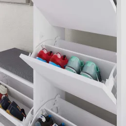 Meuble à chaussures avec banc Dude