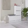 Meuble à chaussures avec banc Dude