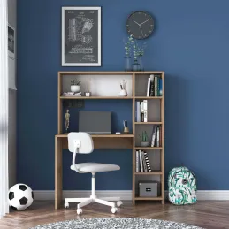 Bureau avec rangements en aggloméré Hope