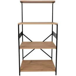 Meuble de rangement en aggloméré et métal Anemon