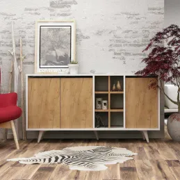 Buffet 3 portes avec niches Prava