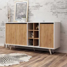 Buffet 3 portes avec niches Prava
