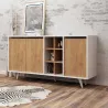 Buffet 3 portes avec niches Prava