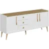 Buffet 3 portes et 3 tiroirs en aggloméré Mitra