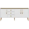 Buffet 3 portes et 3 tiroirs en aggloméré Mitra