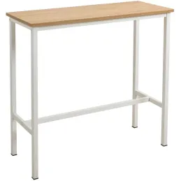 Table Haute en aggloméré et métal 100 x 40 x 90 cm Mola