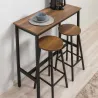 Ensemble Table haute et 2 tabourets Mola