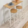 Ensemble Table haute et 2 tabourets Mola