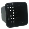 Pot de plantation carré noir 25 litres  33.5 x 33.5 x 34 cm
