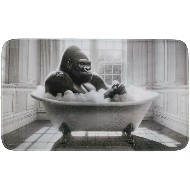 Tapis de bain en polyester Animal 45 x 75 cm