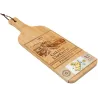 Planche apéro en bambou Bouteille de vin 50 cm