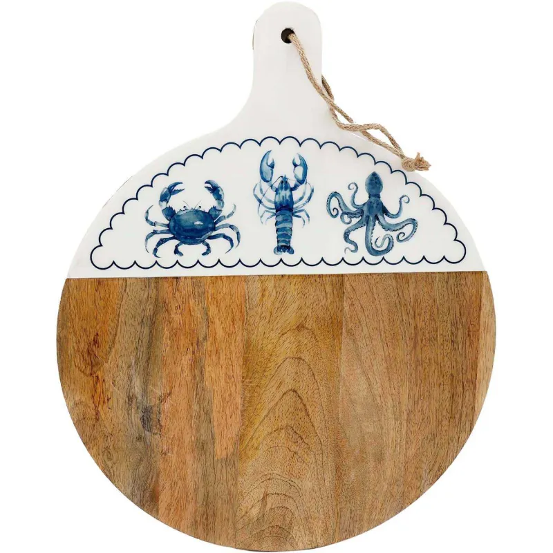 Planche apéro en bois de manguier Mer