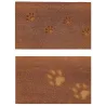 Paillasson en fibres de coco 60 x 40 cm Paw (Lot de 2)