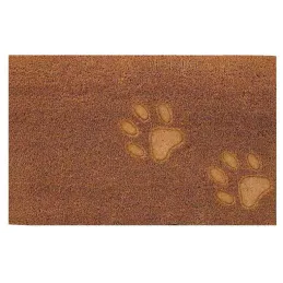 Paillasson en fibres de coco 60 x 40 cm Paw (Lot de 2)
