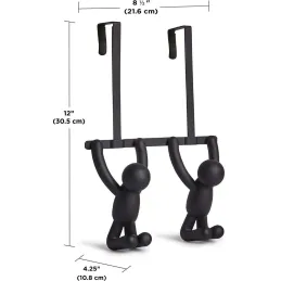 Patère double de porte Buddy