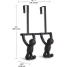 Patère double de porte Buddy