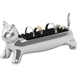 Porte-bagues en zinc en forme d'animaux
