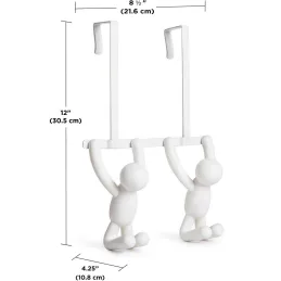 Patère double de porte Buddy