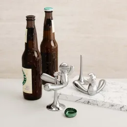 Ouvre-bouteille en zinc Rodeo