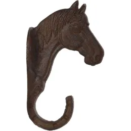 Crochet en fonte Cheval