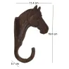 Crochet en fonte Cheval