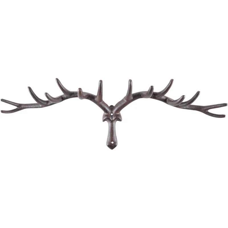 Porte manteau en fonte Cerf