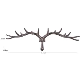 Porte manteau en fonte Cerf