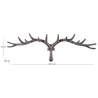 Porte manteau en fonte Cerf
