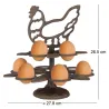 Range œufs poule en fonte