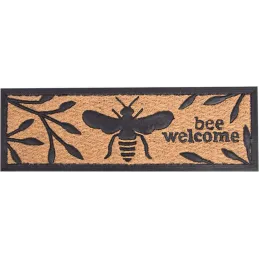 Paillasson en caoutchouc et fibres de coco Abeille