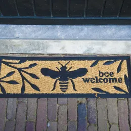 Paillasson en caoutchouc et fibres de coco Abeille