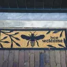 Paillasson en caoutchouc et fibres de coco Abeille