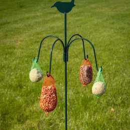 Station d'alimentation pour oiseaux à planter