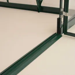 Serre de jardin en aluminium vert et polycarbonate Balance