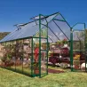 Serre de jardin en aluminium vert et polycarbonate Balance
